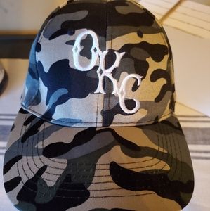 NWOT OKC DODGERS camouflage hat, adjustable. Snapback. Sweet!